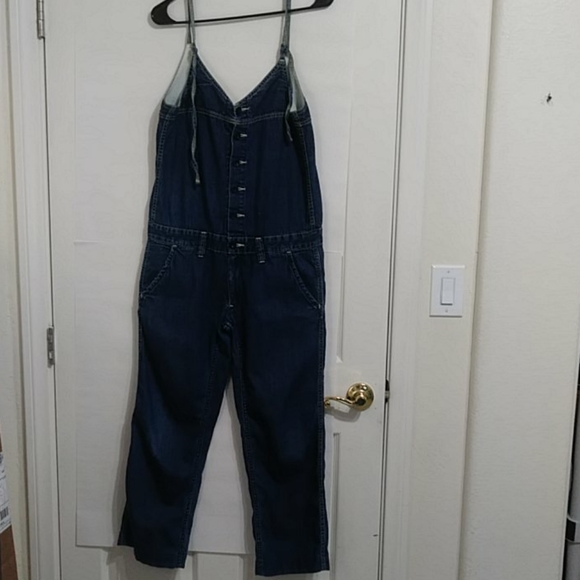 EUC Indigo*Denim Ciaopani-c Overalls - Picture 1 of 9